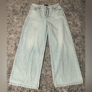 BCBG Light Blue Wide-Leg Women Jeans
